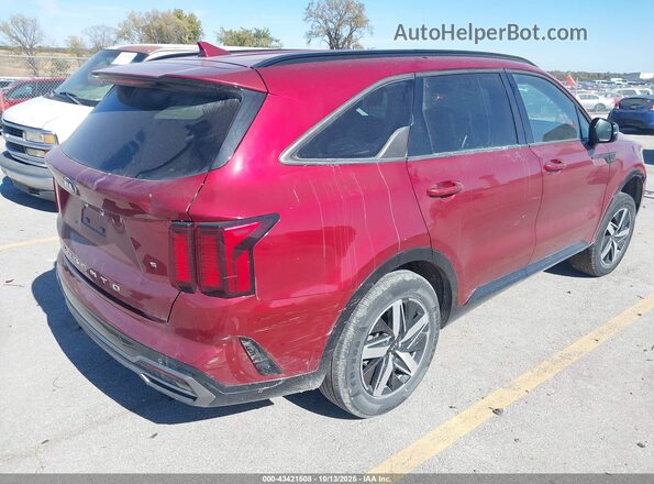 5XYRL4LC9MG008254 2021 KIA SORENTO Red Rear right
