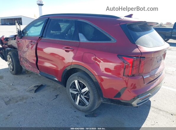 5XYRL4LC9MG008254 2021 KIA SORENTO Red Rear left