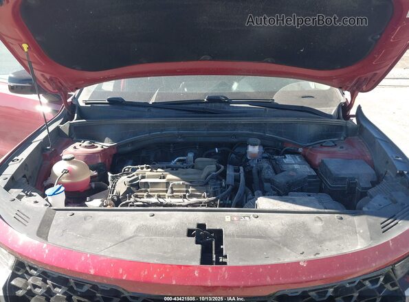 5XYRL4LC9MG008254 2021 KIA SORENTO Red Rear view