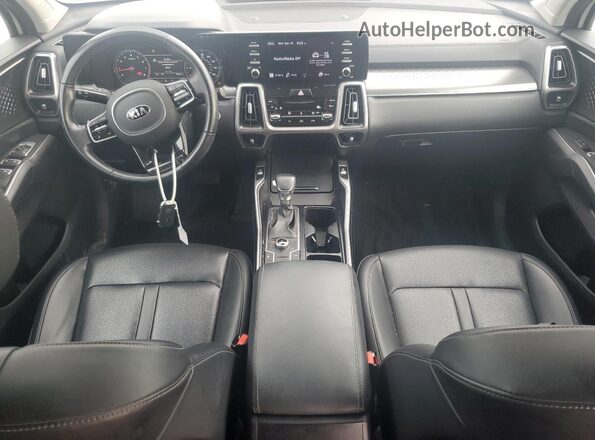 5XYRLDLC4MG003012 2021 KIA SORENTO White Dashboard view