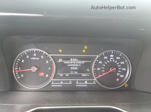 5XYRLDLC4MG003012 2021 KIA SORENTO White Instrument cluster view