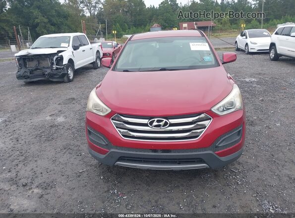 5XYZT3LB6GG359337 2016 HYUNDAI SANTA FE SPORT Red Սալոնի հետևի տեսք