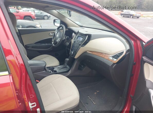 5XYZT3LB6GG359337 2016 HYUNDAI SANTA FE SPORT Red Սալոնի դիմացի տեսք