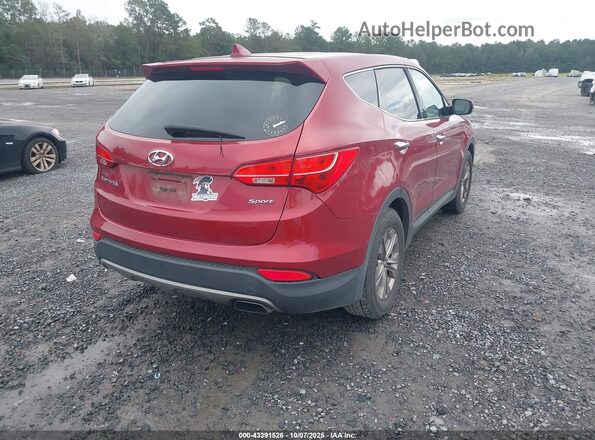 5XYZT3LB6GG359337 2016 HYUNDAI SANTA FE SPORT Red Հետևի աջ