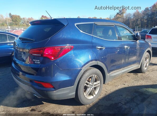 5XYZTDLB1JG569356 2018 HYUNDAI SANTA FE SPORT Blue 