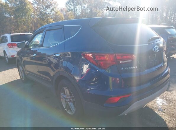 5XYZTDLB1JG569356 2018 HYUNDAI SANTA FE SPORT Blue 
