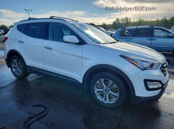 5XYZUDLBXGG374054 2016 HYUNDAI SANTA White Передня права чверть