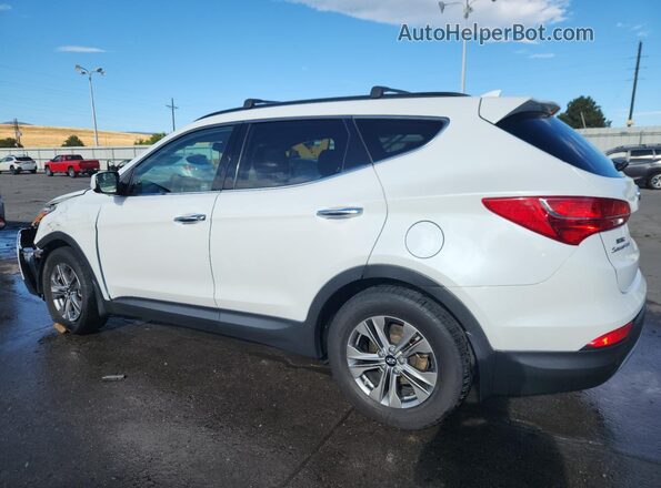5XYZUDLBXGG374054 2016 HYUNDAI SANTA White Задня ліва чверть
