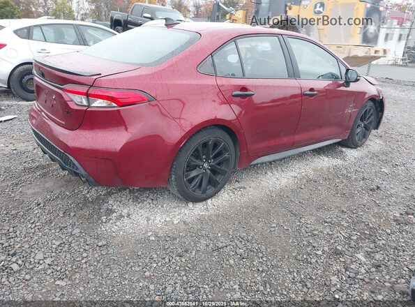 5YFS4MCEXNP107078 2022 TOYOTA LL Maroon Rear right