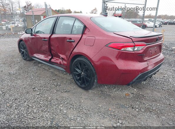 5YFS4MCEXNP107078 2022 TOYOTA LL Maroon Rear left