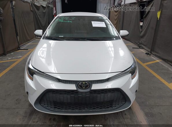 5YFVPRAE2LP138987 2020 TOYOTA LL White Вид щитка приладів