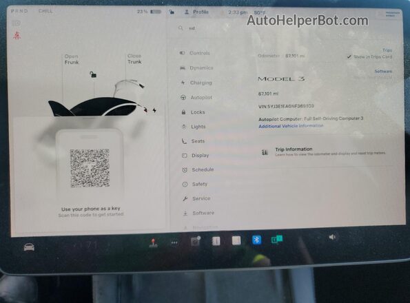 5YJ3E1EA0NF369939 2022 TESLA MODEL White 