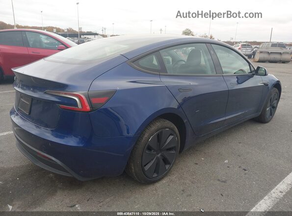 5YJ3E1EA1RF722467 2024 TESLA MODEL 3 Blue Tył prawy