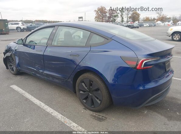 5YJ3E1EA1RF722467 2024 TESLA MODEL 3 Blue Tył lewy