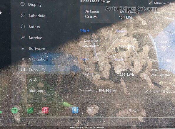 5YJ3E1EA3LF737656 2020 TESLA MODEL 3 White Vista de los asientos traseros