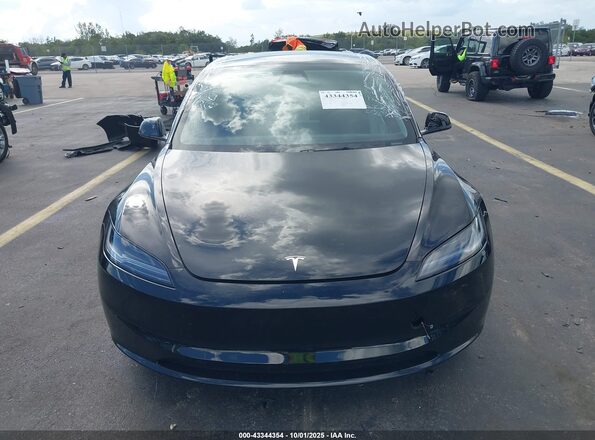 5YJ3E1EA3RF857269 2024 TESLA MODEL 3 Черный Вид щитка приборов