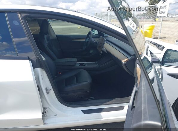 5YJ3E1EA4NF185216 2022 TESLA MODEL 3 White Սալոնի դիմացի տեսք