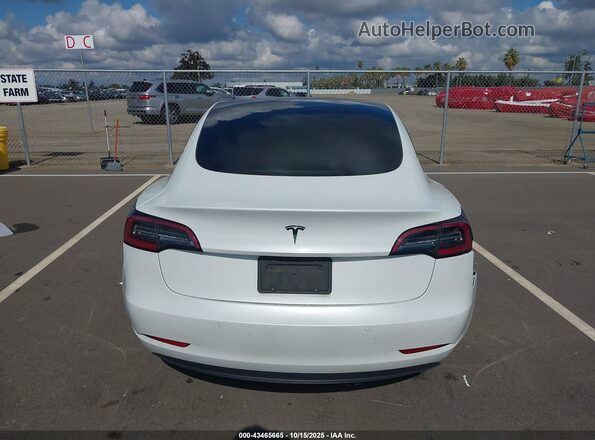 5YJ3E1EA4NF185216 2022 TESLA MODEL 3 White 