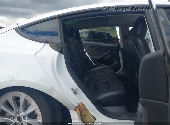5YJ3E1EA4NF185216 2022 TESLA MODEL 3 White VIN կոդի պիտակի տեսք