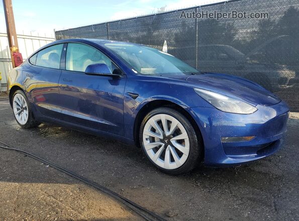 5YJ3E1EA4PF451210 2023 TESLA MODEL Blue 