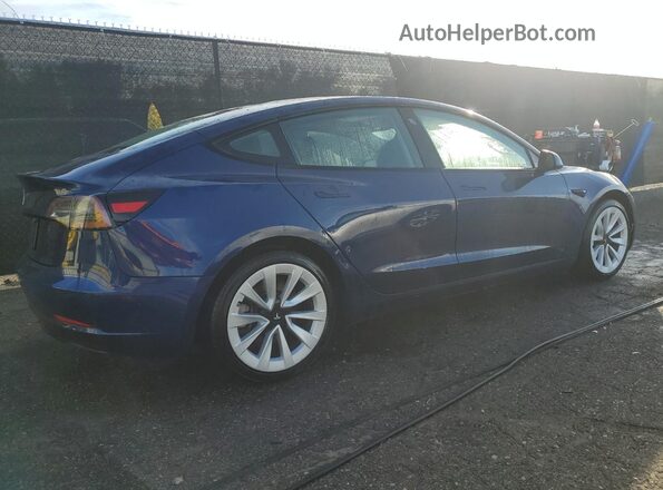 5YJ3E1EA4PF451210 2023 TESLA MODEL Blue 