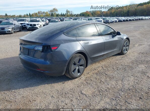 5YJ3E1EA6NF190207 2022 TESLA MODEL 3 Серый 
