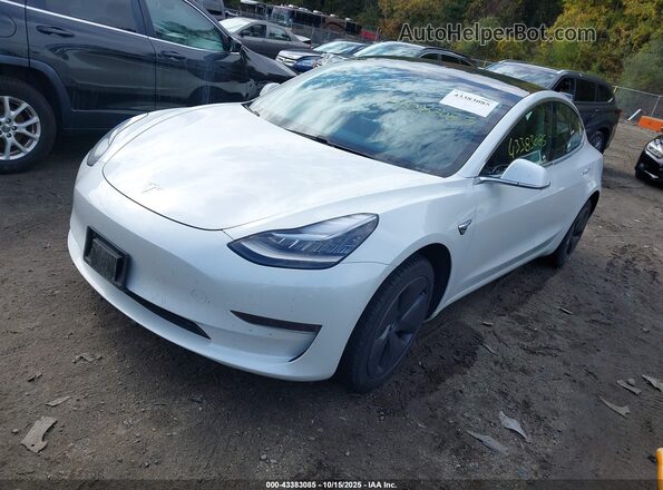 5YJ3E1EA8LF658774 2020 TESLA MODEL 3 White Vista tres cuartos delantera izquierda