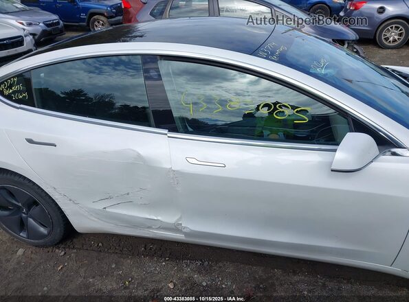 5YJ3E1EA8LF658774 2020 TESLA MODEL 3 White Vista del cuadro de instrumentos