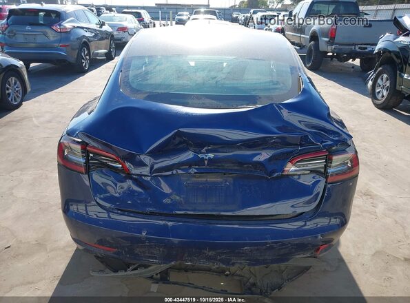 5YJ3E1EA8LF662694 2020 TESLA MODEL 3 Blue Widok z przodu