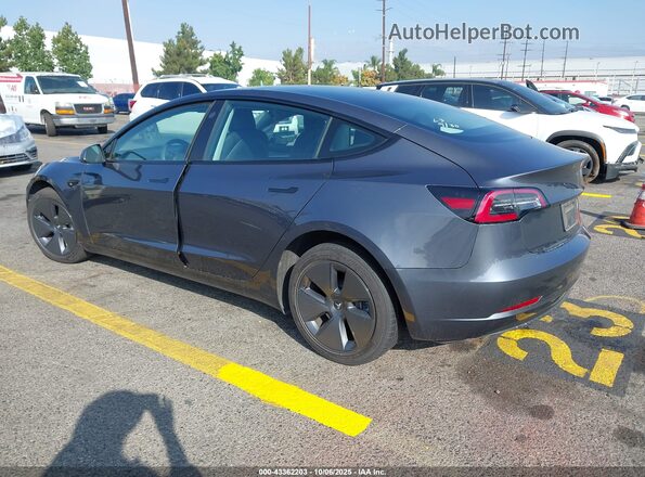 5YJ3E1EA9PF459108 2023 TESLA MODEL 3 Gray Trasero izquierdo