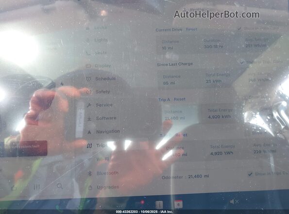 5YJ3E1EA9PF459108 2023 TESLA MODEL 3 Gray Vista de los asientos traseros