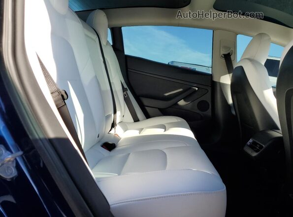 5YJ3E1EA9PF587302 2023 TESLA MODEL Blue 