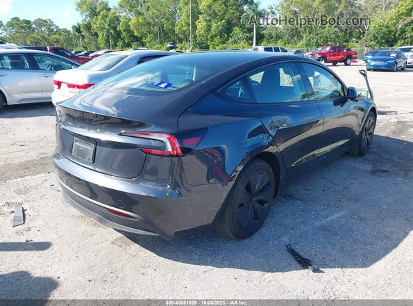 5YJ3E1EA9RF737721 2024 TESLA MODEL 3 Dark Blue Задня права чверть