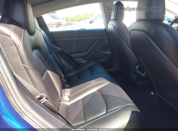 5YJ3E1EAXLF796932 2020 TESLA MODEL 3 Синий Вид наклейки с VIN-кодом