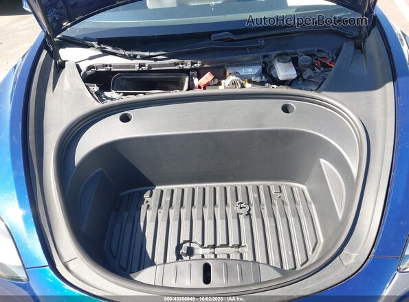 5YJ3E1EAXLF796932 2020 TESLA MODEL 3 Синий Вид сзади