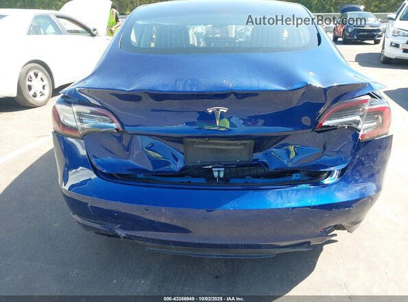 5YJ3E1EAXLF796932 2020 TESLA MODEL 3 Синий Вид спереди