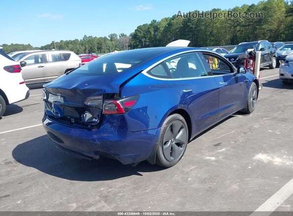 5YJ3E1EAXLF796932 2020 TESLA MODEL 3 Синий Задняя правая четверть