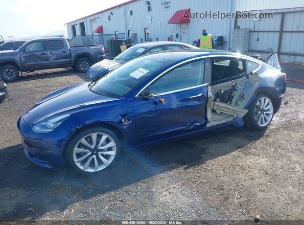 5YJ3E1EB0LF620626 2020 TESLA MODEL 3 Blue Front left