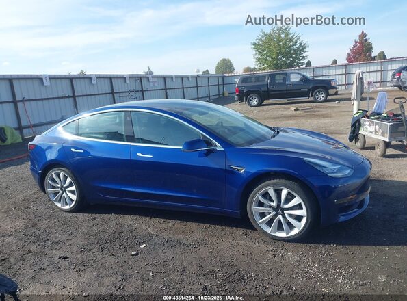 5YJ3E1EB0LF620626 2020 TESLA MODEL 3 Blue Rear interior view