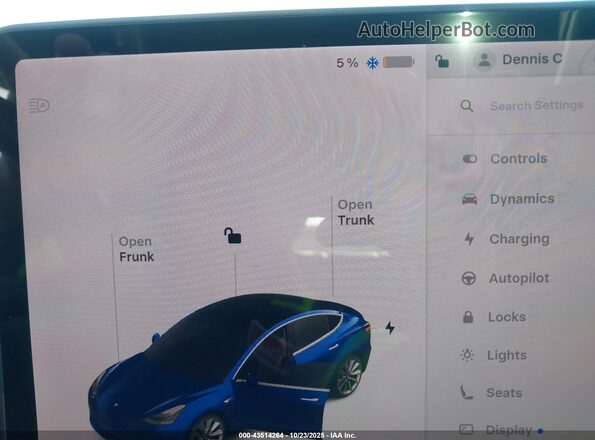 5YJ3E1EB0LF620626 2020 TESLA MODEL 3 Blue 
