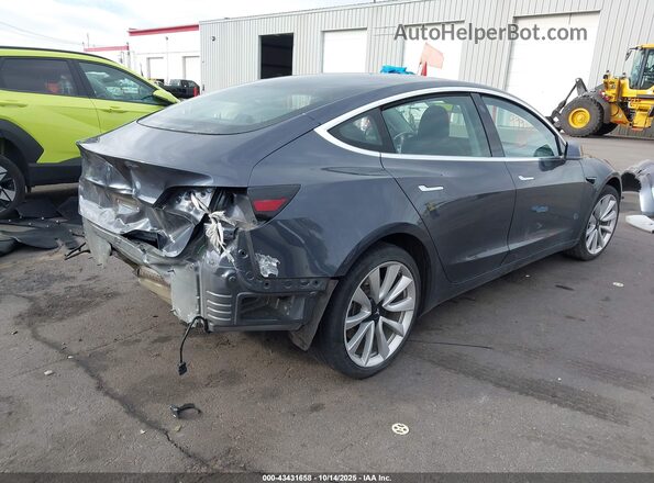 5YJ3E1EB0LF787438 2020 TESLA MODEL 3 Серый Задняя правая четверть