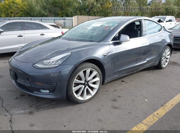 5YJ3E1EB0LF787438 2020 TESLA MODEL 3 Серый Передняя левая четверть