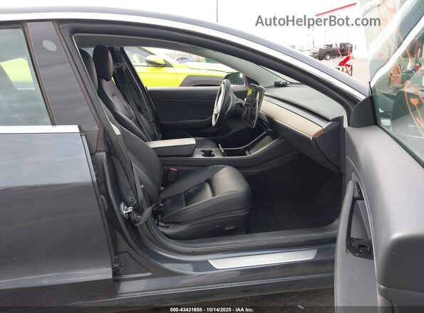 5YJ3E1EB0LF787438 2020 TESLA MODEL 3 Серый Вид салона спереди
