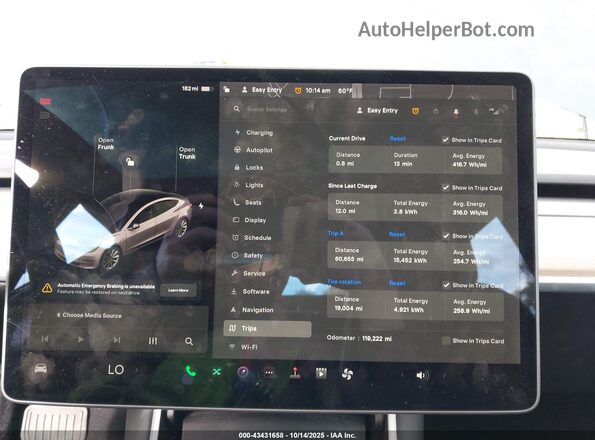 5YJ3E1EB0LF787438 2020 TESLA MODEL 3 Серый Вид задних сидений