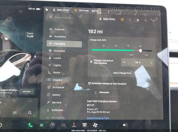 5YJ3E1EB0LF787438 2020 TESLA MODEL 3 Серый 