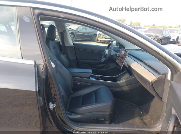 5YJ3E1EB0LF790856 2020 TESLA MODEL 3 Black Front interior view