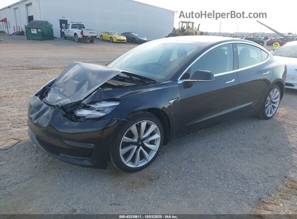 5YJ3E1EB0LF790856 2020 TESLA MODEL 3 Black Front left