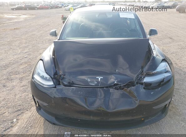 5YJ3E1EB0LF790856 2020 TESLA MODEL 3 Black Front view