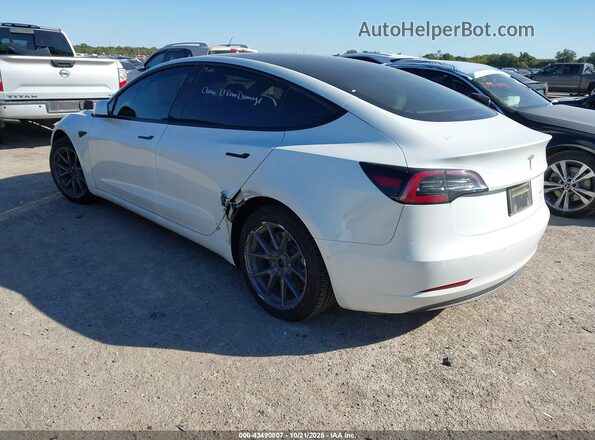 5YJ3E1EB0NF270918 2022 TESLA MODEL 3 White Հետևի ձախ