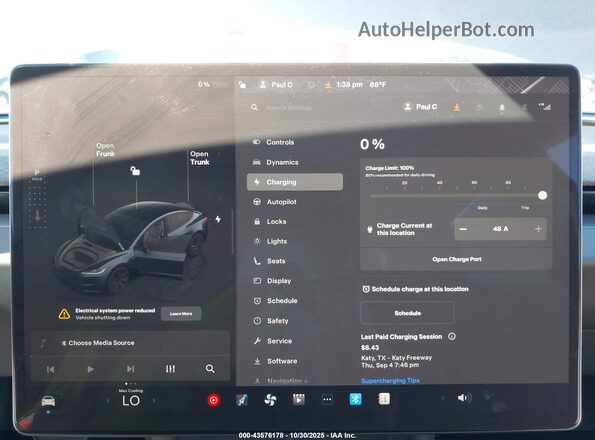 5YJ3E1EB0RF815909 2024 TESLA MODEL 3 Gray 